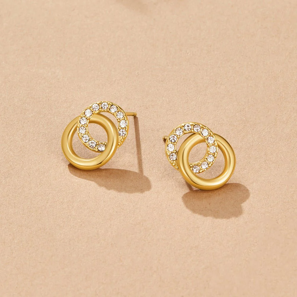 Aurea Entwined Hoop Earrings - Image 3