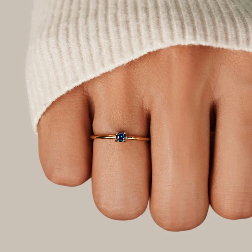 Birthstone 18K Gold Rings - Image 27