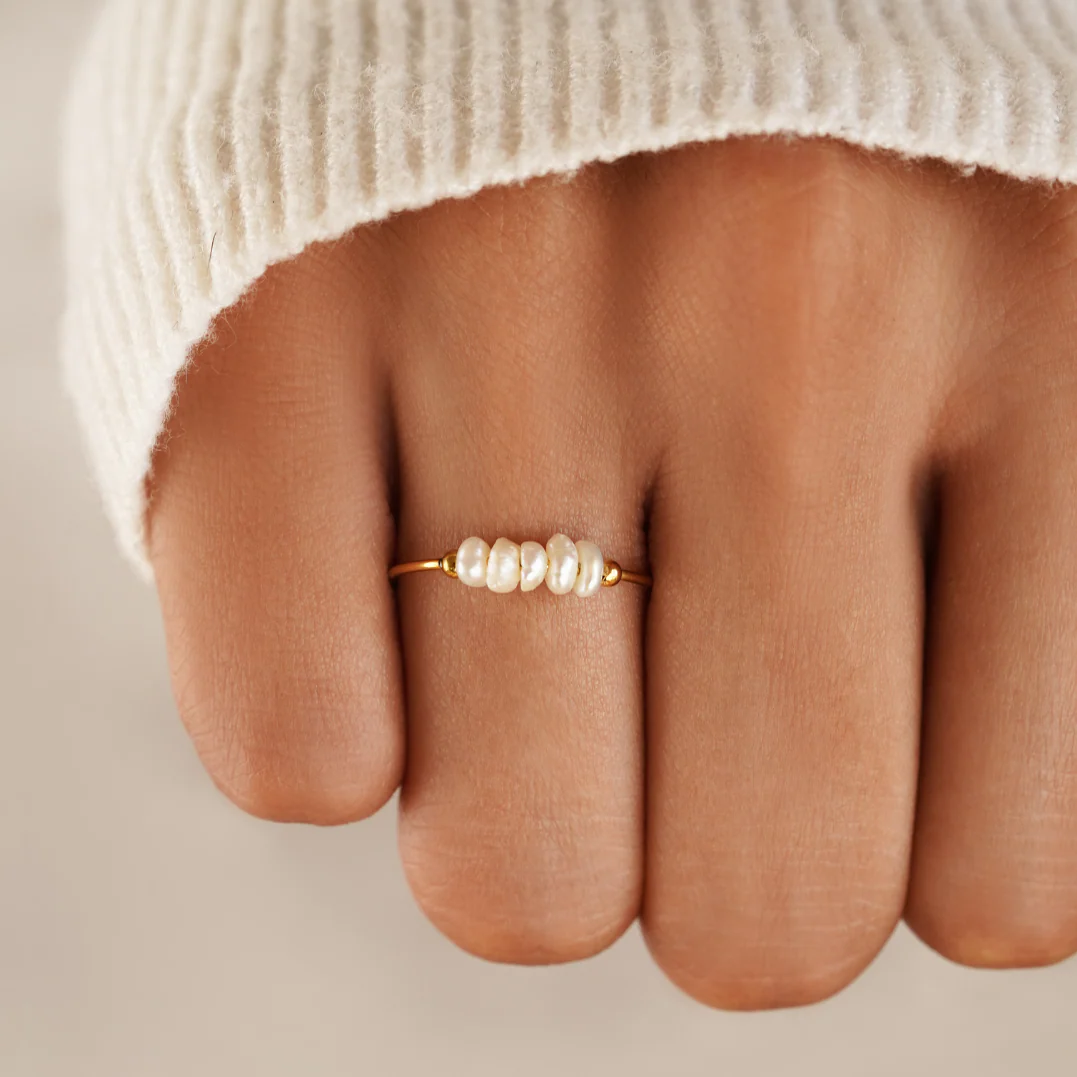 Classic Freshwater Pearl Ring - Image 2