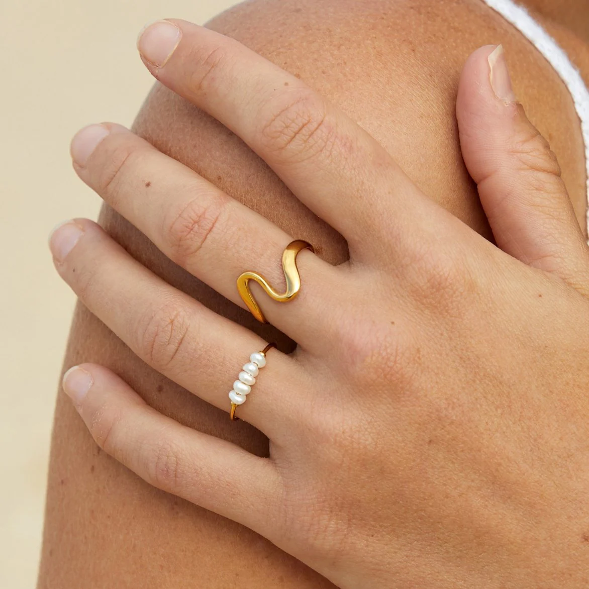 Classic Freshwater Pearl Ring - Image 3