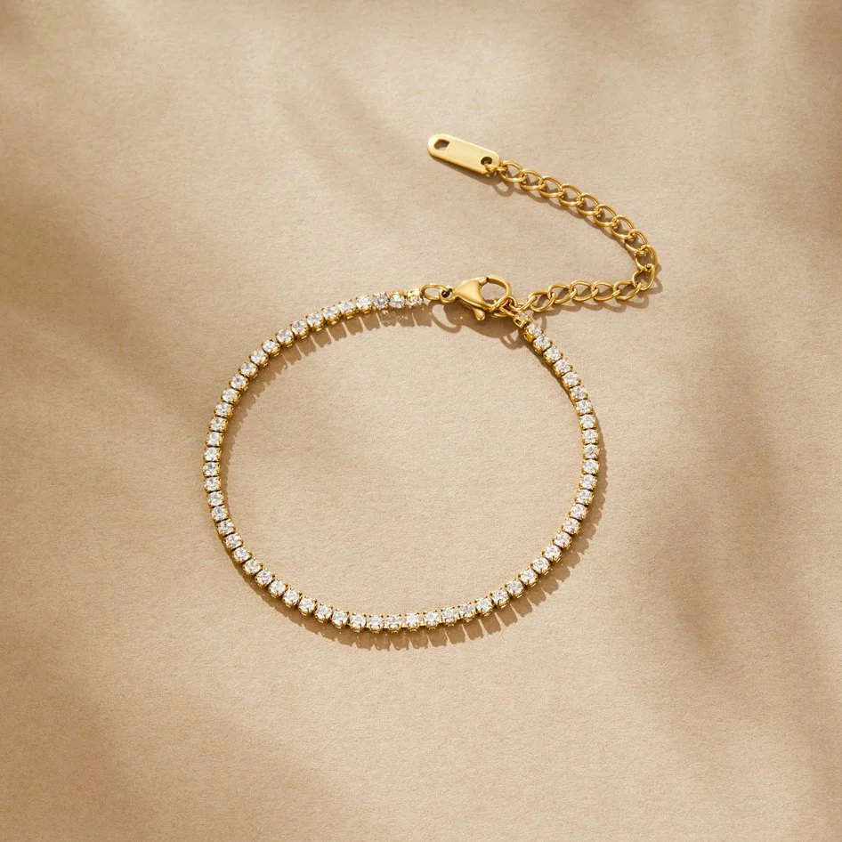 Cordelia Gold Tennis Bracelet - Image 4