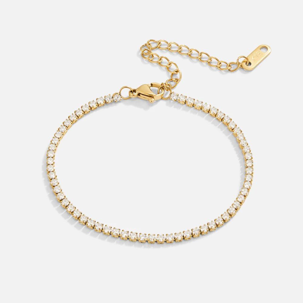 Cordelia Gold Tennis Bracelet - Image 5
