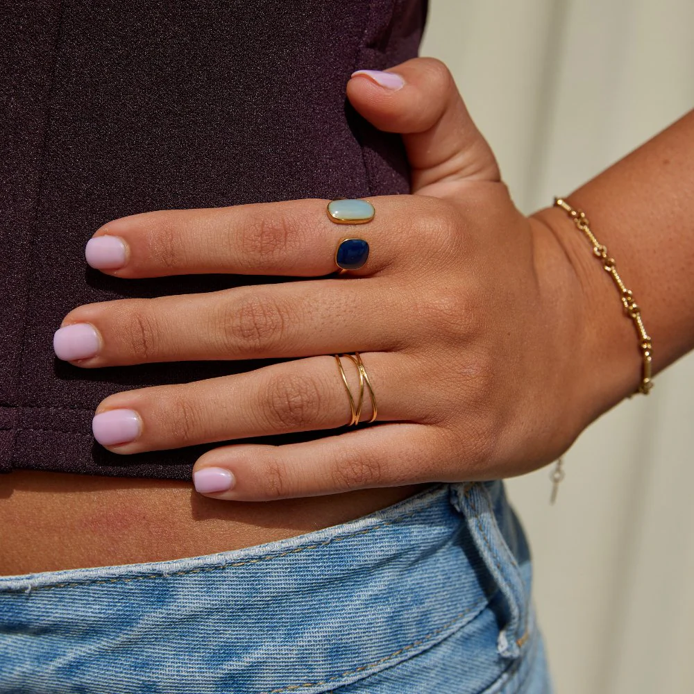 Gold Infinity Loop Ring - Image 3