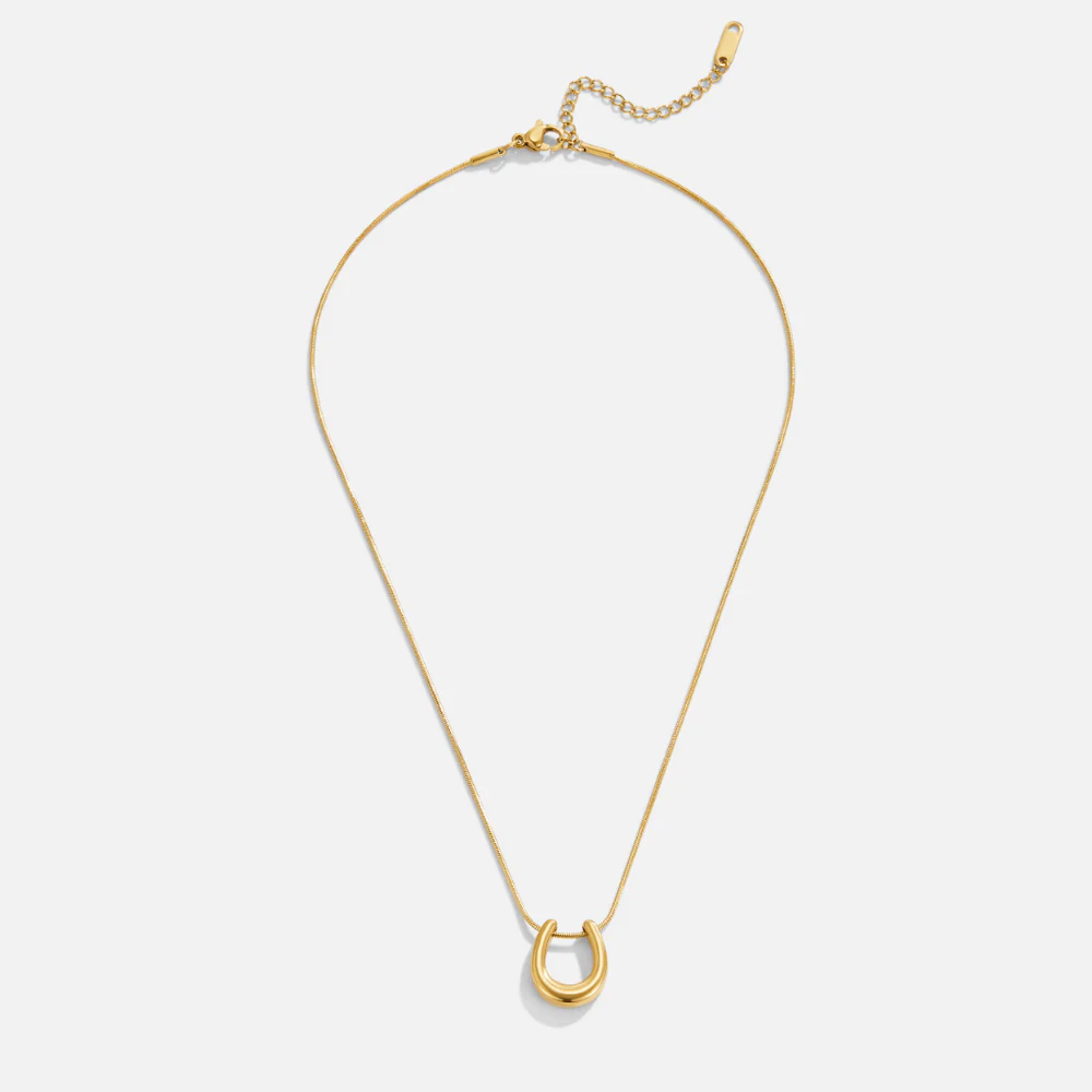 Golden Horseshoe Necklace - Image 4