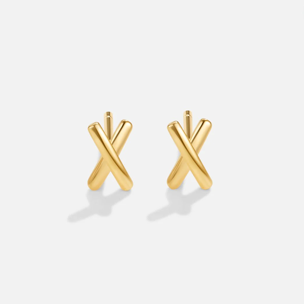 Graffiti X Stud Earrings - Image 4
