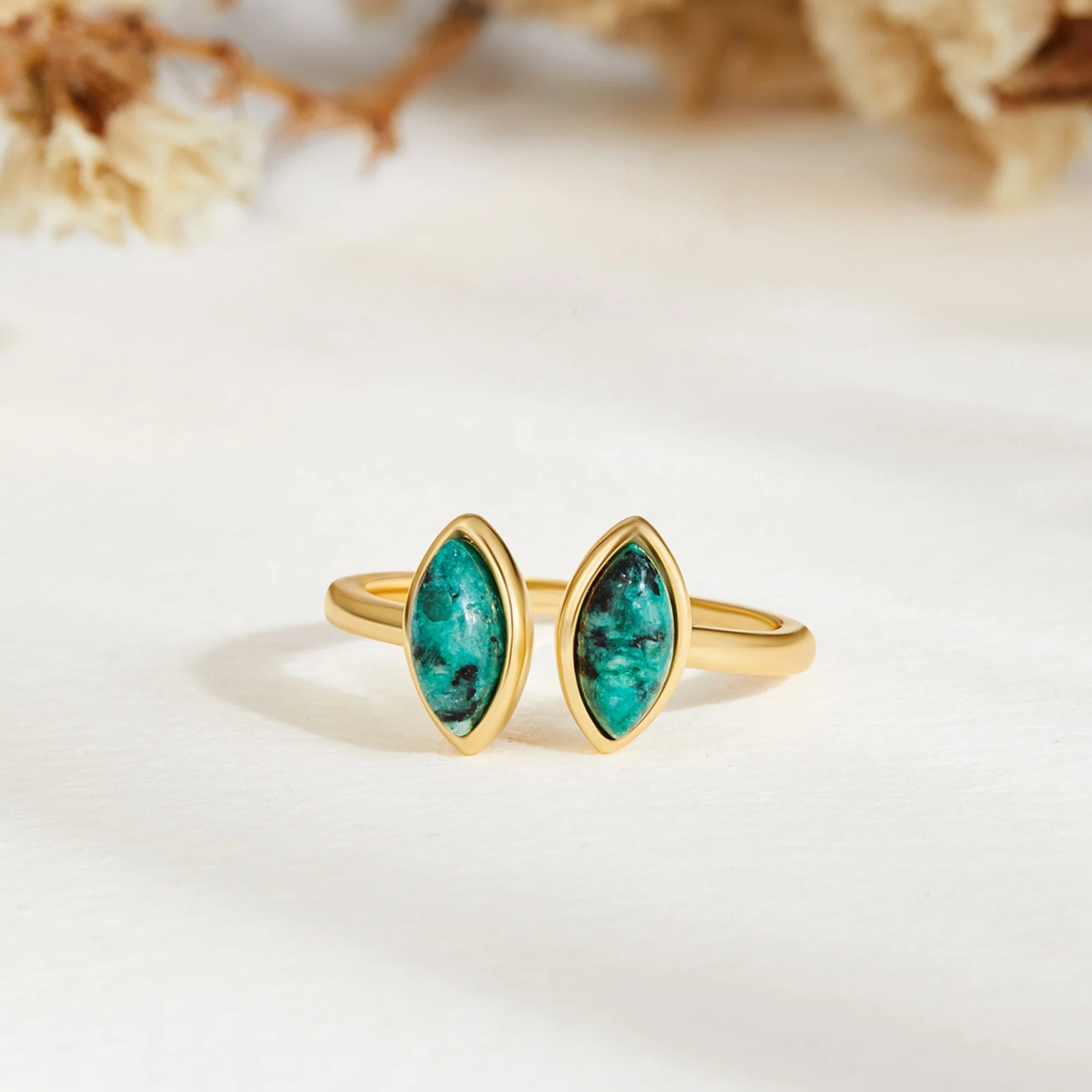 Jade Green Wrap Ring - Image 5