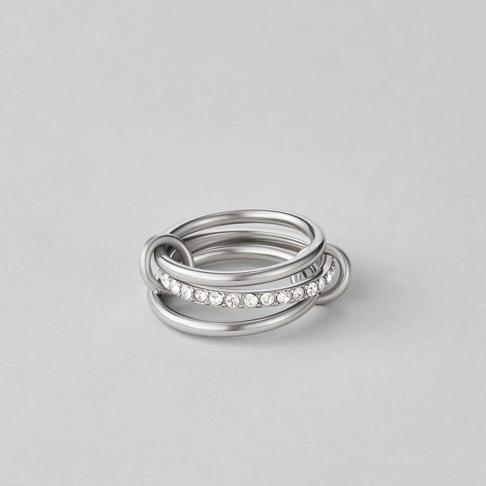 Layered Kaili Silver Ring