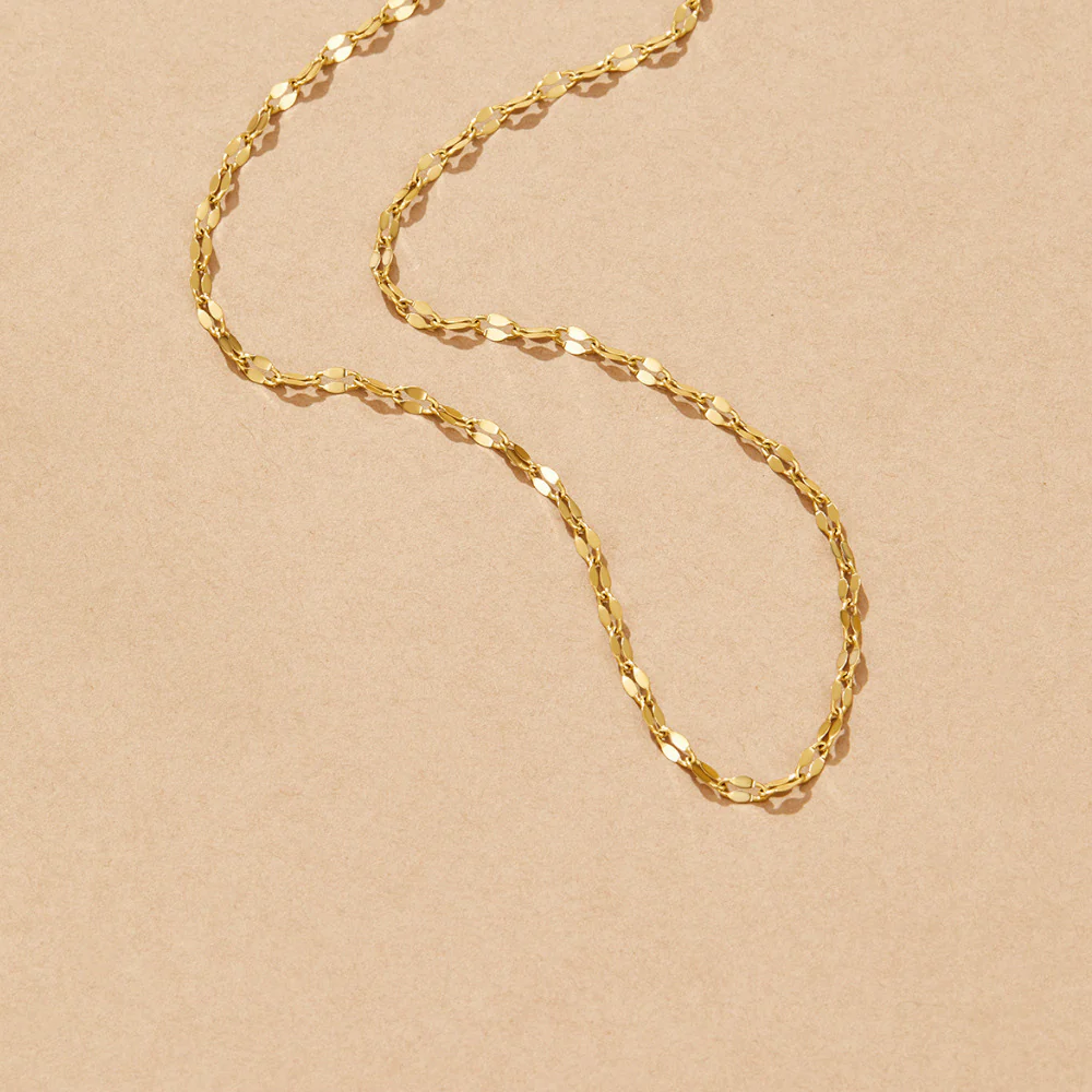 Leila Gold Chain Necklace - Image 3