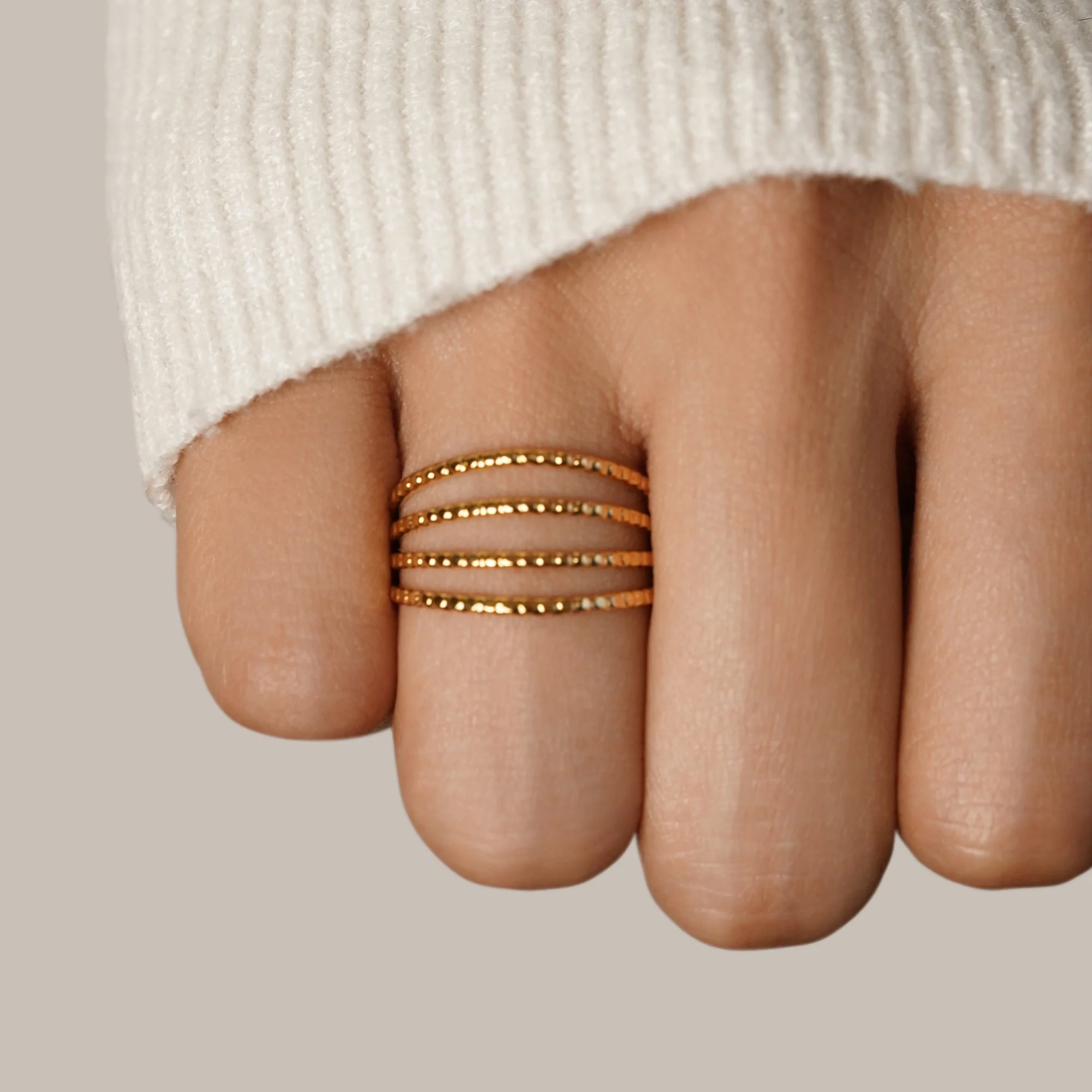 Madison 18K Layered Ring - Image 2