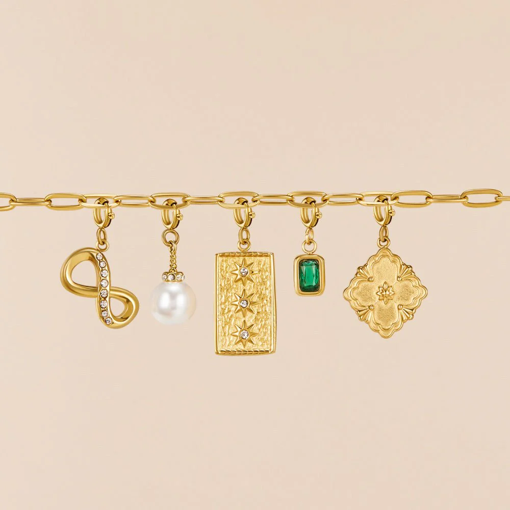 Crystal & Pearl Charm - Image 4