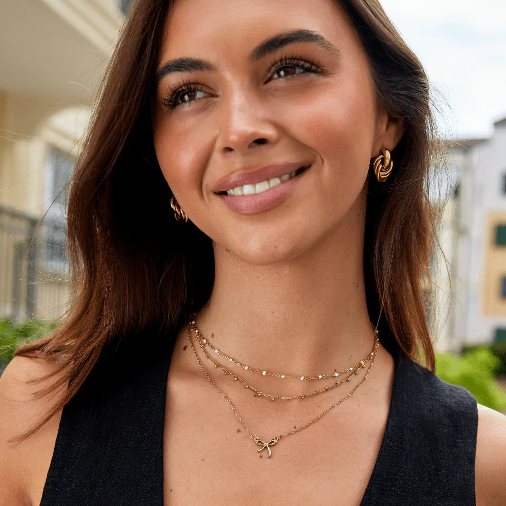 Serenity Bow Pendant Necklace - Image 8