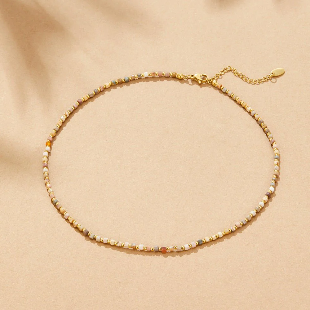 Alashan Stone Bead Necklace - Image 3