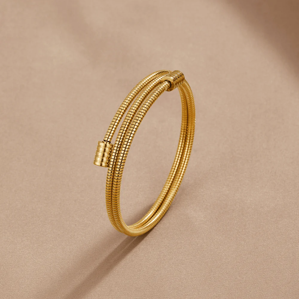 Twisted Gold Bracelet - Image 3