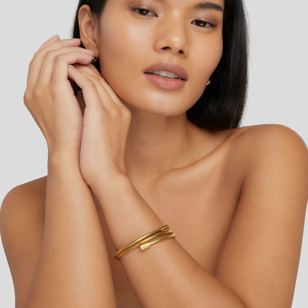 Twisted Gold Bracelet - Image 4